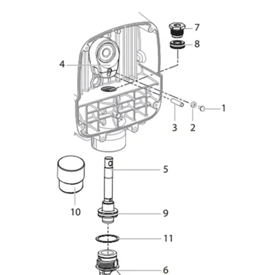 Juego juntas y émbolo para PP90 / PP117 / PP119